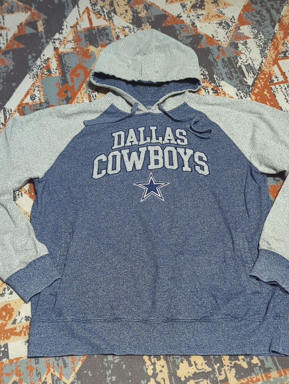 Men's Dallas Cowboys Zylan Raglan Pullover Hoodie